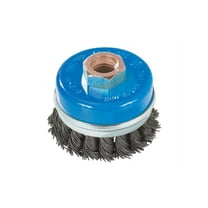 Walter 13G314 Knot Twisted Wire Cup Brush - 3 in. Stainless Steel Brush