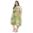 thumbnail image 3 of Oussum Robe Tube Courte pour Femmes Sans Manches, Robes d'Été, Vert, 3 of 7