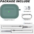 thumbnail image 2 of Funda Woyinger de silicona suave para Airpods Pro Case con kit de limpieza, 2 of 8