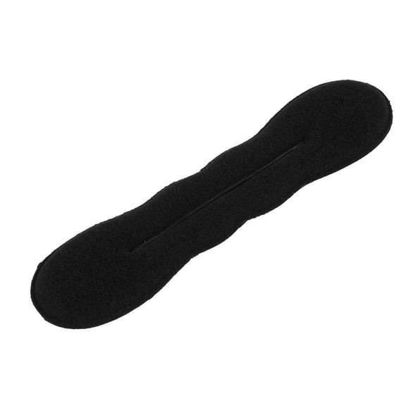 Unique Bargains 6.5 Magic Sponge Bun Maker Curler Hair Ponytail Holder Black Pvmyr