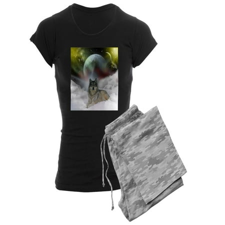 

CafePress - Fantasy Wolf - Women s Dark Pajamas