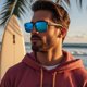thumbnail image 3 of Gafas de sol polarizadas cuadradas UV400 MASDUN para hombres y mujeres, 3 of 7
