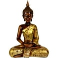 thumbnail image 2 of Oriental Furniture 1 6" Thai Sitting Buddha Statue, 2 of 3