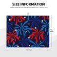 thumbnail image 2 of Fotbe Red White Blue Fireworks Alfombrilla de Secado para Cocina con Estampado, 18x24 Pulgadas, 2 of 7