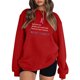 thumbnail image 1 of Gibobby Sudaderas para Mujer Sudadera suelta casual con estampado navideño de manga larga con cuello redondo para mujer blusa grande de manga larga(Rojo,M), 1 of 3