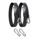 thumbnail image 2 of 2 extensiones de cable de gimnasio de acero inoxidable, versátiles para poleas, máquinas de cable, entrenamiento de fuerza para bíceps y LAT., 2 of 9