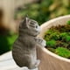 thumbnail image 1 of estatuas de animales creativo estatua decorativa de animales , , decoraciones sanales de escritorio para , gato gris CUTICAT Estatuilla de conejito, 1 of 7