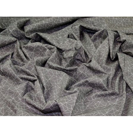 Minerva 100% Cotton Poplin Fabric Grey - per yard