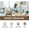 thumbnail image 4 of Om Mushroom Brain Fuel+ Mocha Mushroom Superfood Drink Stick 10 Pkt, 4 of 11