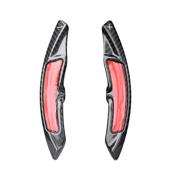 Rear Carbon Fiber Steering Wheel Shift Paddle Extension Shifter 1Pair For Porsche For Panamera For Macan Cayenne 911 718 919