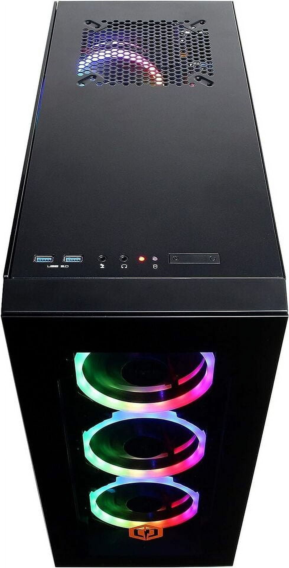CyberpowerPC Gamer Master Gaming PC, AMD Ryzen 5 7600 3.8GHz, GeForce RTX 4060 8GB, 16GB DDR5, 500GB NVMe SSD, Wi-Fi Ready & Windows 11 Home (GMA2700A)