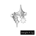 thumbnail image 4 of Francés nuevo diseño estrella de cuatro puntas anillo intermitente diamante personalidad temperamento joyería señoras Wmkox8yii fajkfhkj5683, 4 of 7