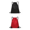 thumbnail image 1 of 2x Travel Nylon Drawstring Beach Shoes Bags Gifts Baoblaze mochilas de cuerdas, 1 of 8