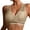 Khaki, variant on Lace Bras for Women Lightweight Bra No Pad Triangle Deep V-Neck Floral Wireless Bralettes White XXL
