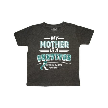 

Inktastic My Mother is a Survivor Cervical Cancer Awareness Gift Toddler Boy or Toddler Girl T-Shirt