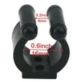 thumbnail image 3 of 20 Pcs Fishing Pole Rod Storage Clip/ Billiards Snooker Cue Locating Clip Holders/ Fishing Rod Storage Rack,20 x Clips (not include the screws),black, 3 of 6