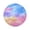 Tie-dye Clouds Pattern, variant on 15.4" Round Placemat Set of 1 Polyester Fabric Place Mats Non-Slip Dining Kitchen Table Mats for Kitchen Party Decor Pink and Blue Tie-dye Pattern