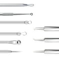 thumbnail image 3 of 9PCS Blackhead Remover Kit Portable Pimple Comedone Extractor Tool with Case, 3 of 6