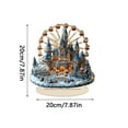 thumbnail image 3 of Hxlazmoo Christmas Winter Castle Ferris Wheel Acrylic Desktop Decoration | Festive Holiday Ornament for Home, Office & Gift Giving, 3 of 6