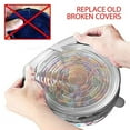 thumbnail image 3 of ITPCINC- Silicone Stretch-Lids and Reusable Bowl-Covers - 14 Pcs Set Stretchy Sizes Food-Savers FDA Standard, 3 of 6