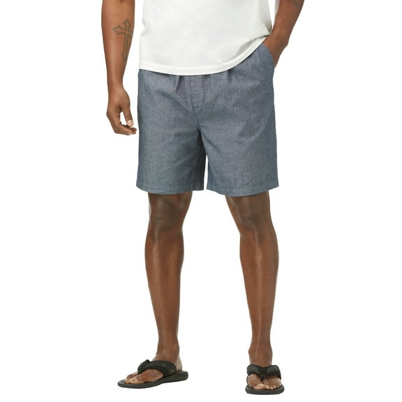 KingSize Men's Big & Tall Pull-On Knockarounds Chambray Shorts