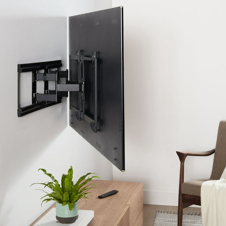 onn. Ultra-slim Full Motion TV Wall Mount for 50 to 86 TVs, up to 20°  Tilting