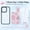 Black, White, Pink, variant on GUAGUA Case for iPhone 15 Pro Max with 2 Replaceable Back Plates Compatible with Mag-Safe 6.7" Magnetic