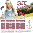 thumbnail image 7 of HANDLANDY Womens Golf Glove Fingerless Left Hand 1 Pack, Breathable Ladies Summer Golf Glove with Non-Slip Grip for Women Golfers, 7 of 7