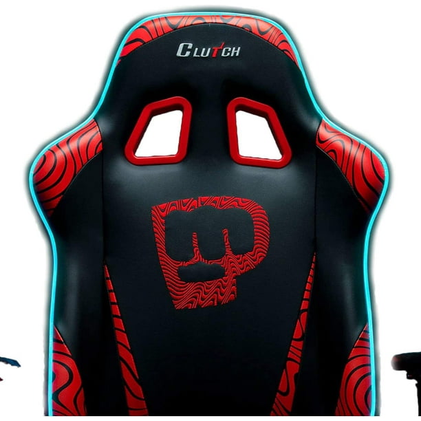 Clutch Chairz Pewdiepie LED Edition Ergonomic Gaming Chair, Video