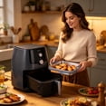 thumbnail image 4 of Tong Air Fryer With Silicone Handle Air Fryer Tray Air Fryer Container Detachable Silicone Ring Dishwasher, 4 of 6