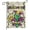 Color 1, variant on Newhomestyle Mardi Gras Garden Flag Masquerade Beads Yard Flag Double Sided Fleur De Lis Carnival House Flag Vertical Holiday Decorative Yard Flag for Mardi Gras Yard Outdoor Decoration, 12 x 18 Inch