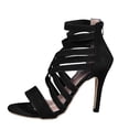 thumbnail image 2 of Nuevas sandalias de tacón alto de gran tamaño Boca de pez Cremallera trasera Sandalias de mujer Wmkox8yii  shjk5195, 2 of 9