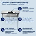 thumbnail image 3 of Hauslane UC-PS38 30-in Ducted White Undercabinet Range Hood with Steam Clean, 3 of 12