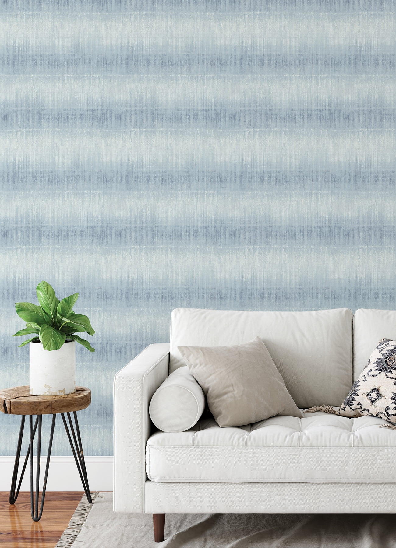 InHome Sanctuary Blue Peel & Stick Wallpaper