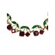 thumbnail image 4 of PULSERA DE CEREZAS ZIRCONIAS DE ORO LAMINADO, 4 of 4