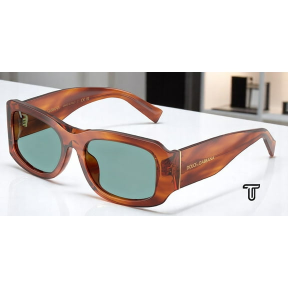 DOLCE & GABBANA DG4503 322180 Striped Ginger Blue 57 mm Men's Sunglasses