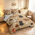 Erosebridal Rustic Western Cowboy 7-Piece King Bedding,Cow Skull Cactus ...
