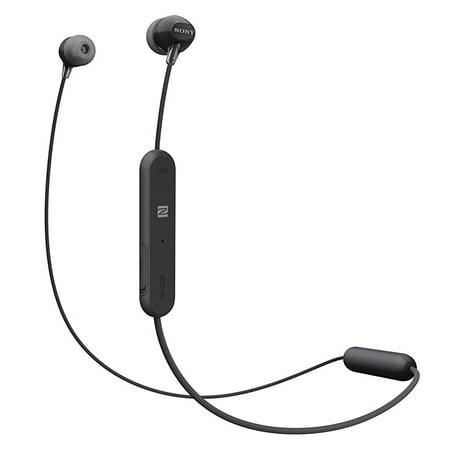 - Sony WI-C300 - Earphones with mic - in-ear - Bluetooth - wireless - NFC - black