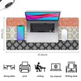 thumbnail image 5 of Long Mouse Pads for Desk,Colorful Pioneer Flower Pattern Desk Mats on Top Of Desks, Desk Mouse Pad Extra Large with 3mm Non-Slip Base and Stitched Edge for Gaming,Office,Work,Home 35.4"x15.7", 5 of 6