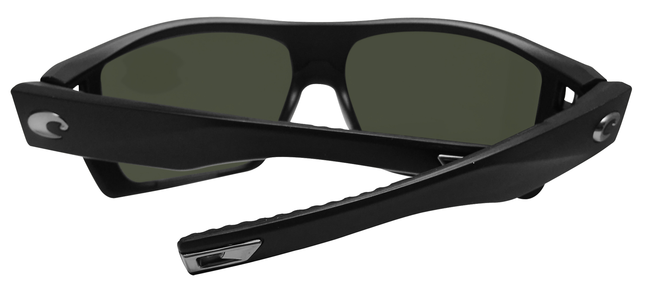 Costa Del Mar Men's Diego Rectangular Sunglasses, Matte Black/Blue