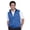 Slate Blue/Navy, variant on Monterey Club Men's Vegan Suede Full Zip Sport Vest #1715
