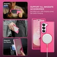 thumbnail image 3 of Magnetic Case for Samsung Galaxy Z Fold 6 [Magsafe Compatible] Translucent Matte Slim Shockproof Protective Cover for Galaxy Z Fold 6 7.6", Hot Pink, 3 of 9