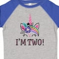 thumbnail image 4 of Inktastic 2nd Birthday Unicorn 2 Year Old Girl Girls Toddler T-Shirt, 4 of 5