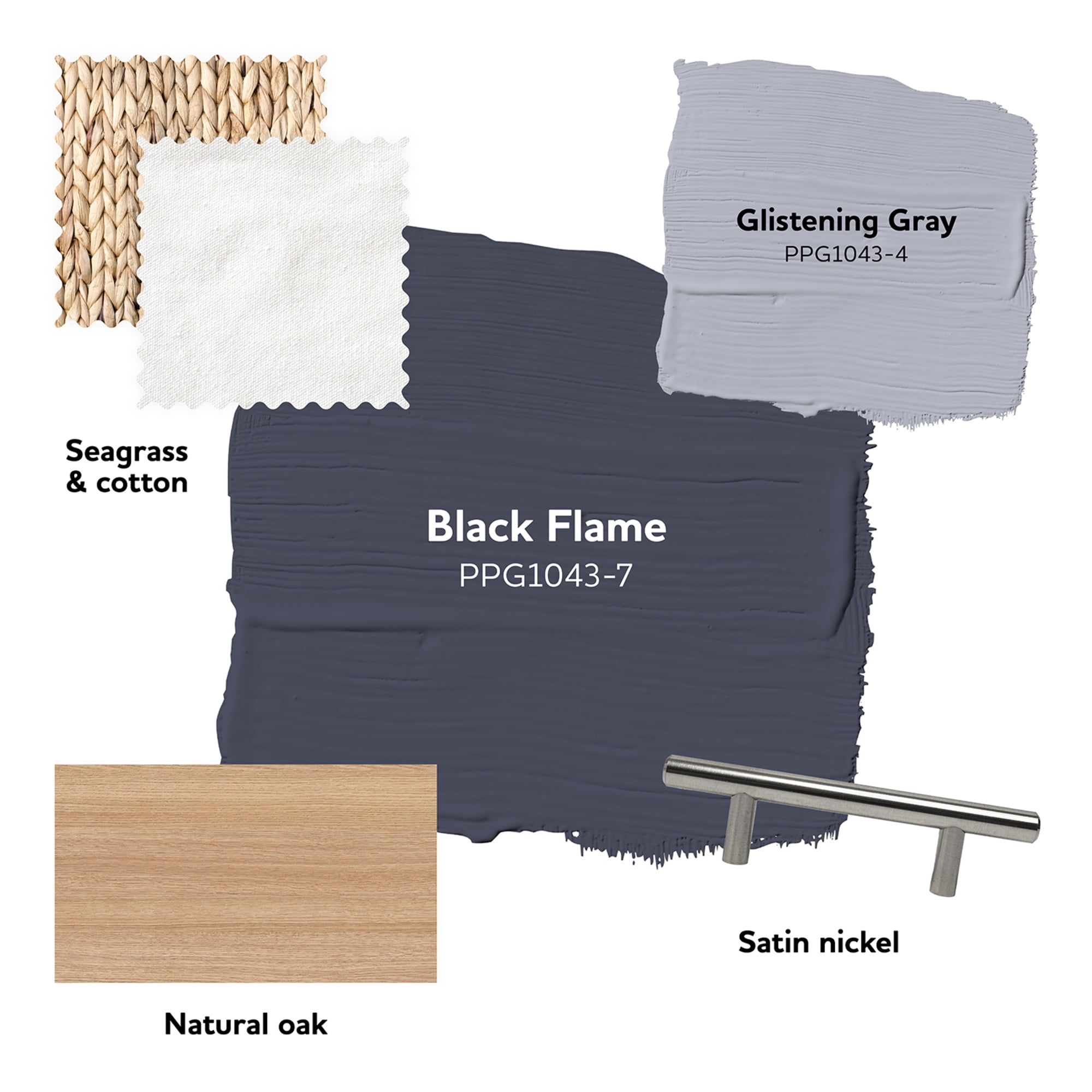 Glidden Cabinet Door and Trim Satin Paint, Black Flame, 1 Quart