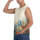 thumbnail image 3 of Fotbe Floral Mountain Landscape Men's Camiseta sin Mangas Estampada para Hombres, Playera Casual para Gimnasio, Entrenamiento, Playa-Small, 3 of 7