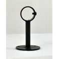 thumbnail image 2 of Urbanest Ceiling & Wall Drapery Sconce Bracket – Heavy‑Duty Decorative Curtain Rod Holder, Fits 1" or 7/8″ Rods, Cast‑Metal Loop Design, Black, 2 of 3