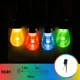 thumbnail image 1 of Luces solares burbuja S 5 m negro 10 LED RGBY 50 cm 8 funciones IP65, 1 of 1