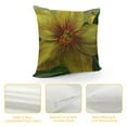 thumbnail image 4 of Creowell Pillow Covers Farmhouse Green Garden Yellow Spring Daffodil Flower Graphic Copyspace Nature Dafodil Leaves Floral Jonquil Decorative Throw Pillow Covers White, 4 of 5