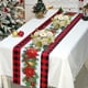 thumbnail image 4 of Artificial Hydrangea Rose Candle Holders Wreath Christmas Table Decor Wreath, 4 of 6