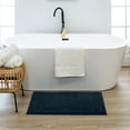 thumbnail image 5 of Mohawk Diplomat Bath Mat Soft Absorbent Quick Dry Machine Washable Non-Slip Bathroom Mat, Indigo, 20" x 34", 5 of 8